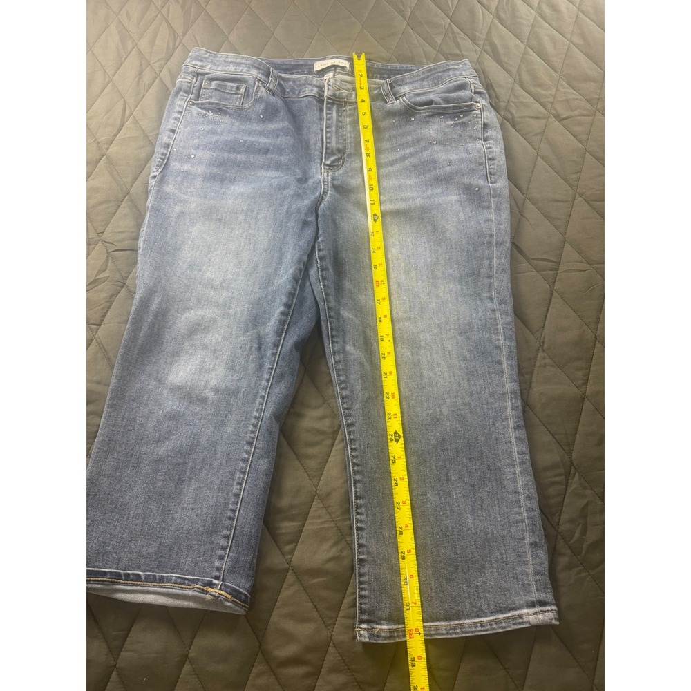 Lane Bryant Magic Waistband Signature Fit Mid-Rise Pedal Pusher Jeans 18 Medium